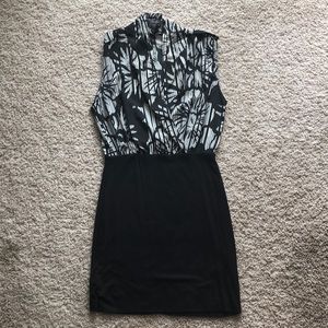 Black and white dress